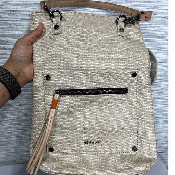 Sherpani Rebel Coated Canvas CrossBody Bag / Size-O/S - Picture 2 of 10